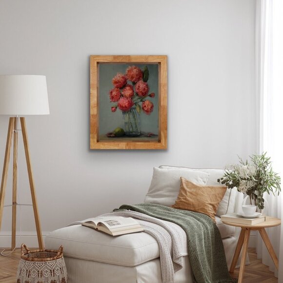 Original 16x20 Floral Still Life‎ Oil on Canvas Painting - Picture 10 of 16